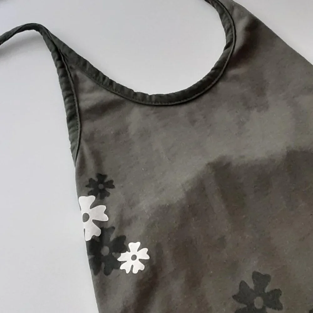 Wild Mango Clothing Co. olive green halter dress - girls size 6